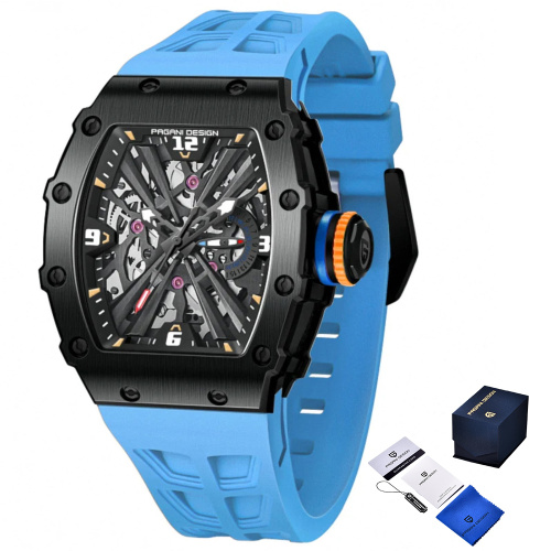 Часы мужские Pagani Design PD-1738 Black-Blue